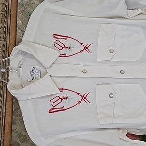 Vintage Western button down shirt